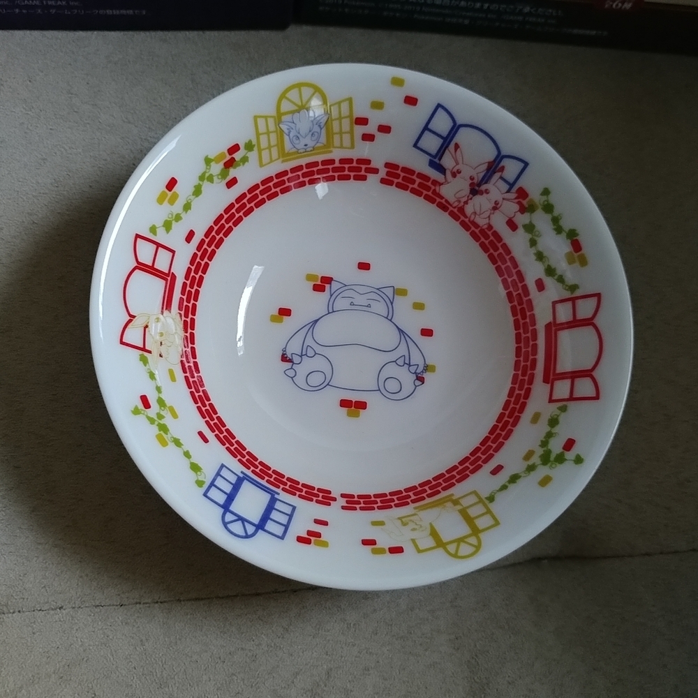 Pokemon Sword & Shield kuji ceramic bowl (Snorlax)